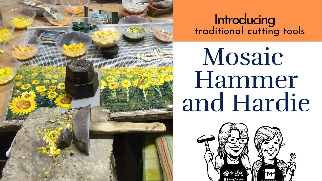 Mosaic Hammer and Hardie, Traditional Mosaic Tools