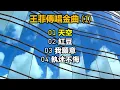 王菲傳唱金曲 （1）（内附歌詞）01 天空   02 紅豆   03 我願意   04 執迷不悔