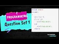 C Programming Practice Questions Set 1