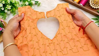 Very Easy & Designer Baby Frock Making in Just 10 Minutes | Easy Frock Cutting & Stitching ✨