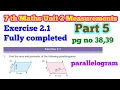 7th std Maths-Unit 2 Measurements - Exercise 2 1 pg no 38 39-part 5-Term 1 New samacheer syllabus