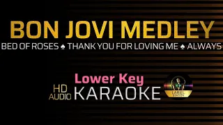 Download BON JOVI MEDLEY | KARAOKE - Lower Key MP3