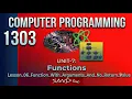 1303 Unit 07 Lesson 06 Function With Arguments And No Return Value