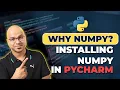 Python Tutorial for Beginners Why Numpy Installing Numpy in Pycharm