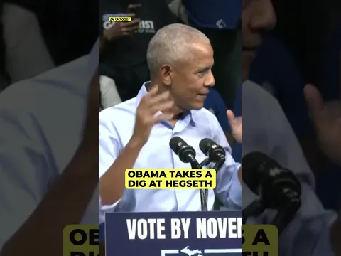 'How much time do you think this man spends in front of the mirror everyday?': Obama mocks Hegseth