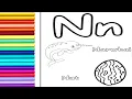 Fun Coloring N is for Narwhal and Nut While Learning Phonics
