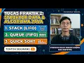 Implementasi Stack Queue dan Quick Sort Java - Tugas 2 Struktur Data