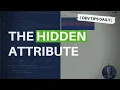 DevTips Daily The Hidden Attribute