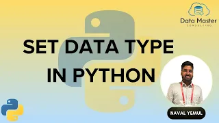 9 Set Data Type in Python Python for All For Complete Beginners