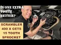 Lagu How to Install a 15 Tooth Front Sprocket on a Triumph Scrambler 400 X Motorcycle