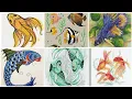 Very Beautiful Fish Cross stitch embroidery designs ponto de cruz