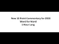 UPS 10 Point Commentary New version 2020 to 2022