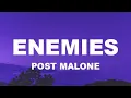 Post Malone - Enemies feat. DaBaby (Lyrics)