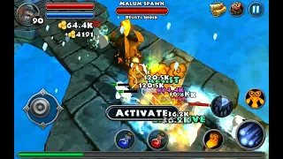 Dungeon Quest E157 Floor 123 Mythic 3 Challenge Map Android GamePlay