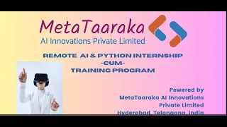 Step by Step Guide to Remote AI Python Internship-cum-Training Program Registration by METATAARAKA