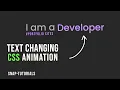 Step-by-Step Guide to Amazing CSS Text Change Animations