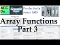 Productivity 1000 Series PLC Array Functions Part 3