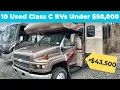 10 Used Class C RVs For Sale Under 50 000