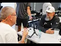 Brennan Carroll Raiders OL Coach from Camp