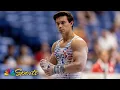 Brody Malone shows off on bars rings on Day 2 at 2025 U S Gymnastics Championships NBC Sports