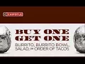 CHIPOTLE BOGO