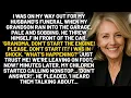 Don t start the car grandson cried before my husband funeral Then something terrible happened