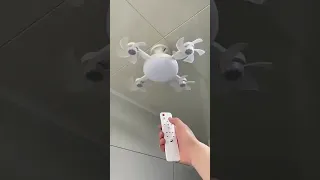 مروحة سقف مروحة إضاءة Led تحكم عن بعد تصميم درون 