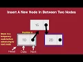 Singly Linked List in Python Part - Insert a new node in between two other nodes