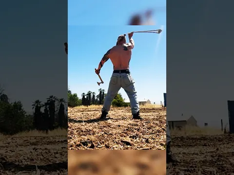 Sling to Axe 1-2 combo? Rate it #shorts #viking