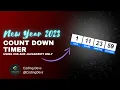 New Year 2023 Countdown Timer using Html And CSS Only Web Development Project Coding Devs