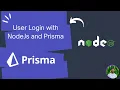 Node js Login System with Prisma ORM JWT Secure User Authentication Tutorial