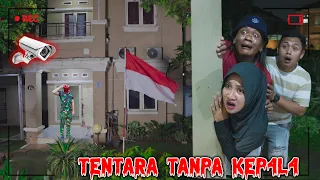 Terekam CCTV  Tentara Tanpa Kepala Upacara Jam 12 Malam Di Depan Rumah !!!