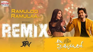 ramuloo ramulaa remix alavaikunthapurramuloo dj jefry allu arjun pooja hegde thaman s