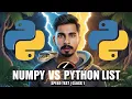 NumPy vs Python List Performance Test Why NumPy is Faster than Lists Python Speed Test