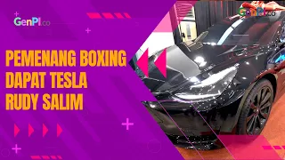 Rudy Salim Siapkan Tesla Model 3 Untuk Pemenang Ring Merah Gladiator Boxing Show