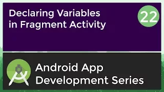 Android Application Development Tutorial for Beginners - 2017 Declaring variable in Fragment