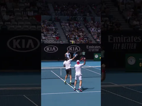 DOUBLES TROUBLE for Haas and Philippoussis🤣