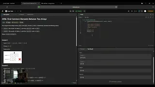 2956 Find Common Elements Between Two Arrays Python