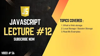 LocalStorage SessionStorage Explained with Real-Life Examples JavaScript Web Storage Tutorial