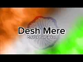 Desh Mere - English Translation Arijit Singh