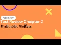 Chapter 2 Test Review Geometry