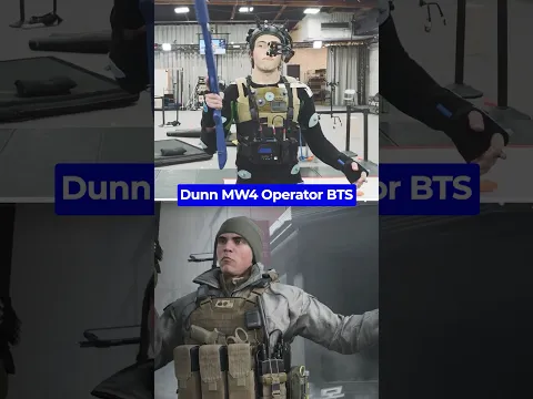 BTS of Dunn’s Operator Animation in MW4