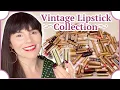 Lagu Swatching my VINTAGE Lipstick Collection: 100 Years of Vintage Lipstick