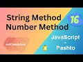 16 JavaScript String Number Method in pashto