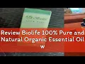 Review Biolife 100 Pure and Natural Organic Essential Oil with 20 Scent available 10ml Bottle