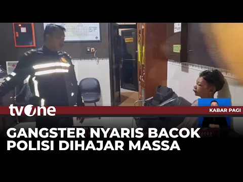 Anggota Gangster Babak Belur Dihajar, Pelaku Nyaris Membacok Polisi