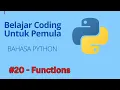 Belajar Coding Menggunakan Bahasa Python Untuk Pemula Functions