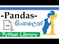 Python Pandas Tutorial Pandas for Machine Learning Data Science Sinhala
