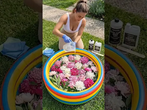 Flower Filled EPOXY Sink 🤯