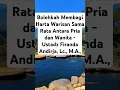 Download Lagu Bolehkah Membagi Harta Warisan Sama Rata Antara Pria dan Wanita - Ustadz Firanda Andirja, Lc., M.A.,
